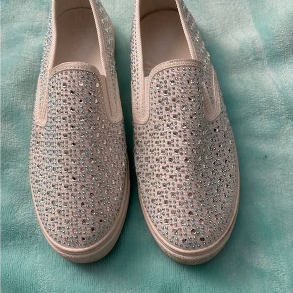 David's Bridal Shoes - Women's Sparkling Slip-On Shoes